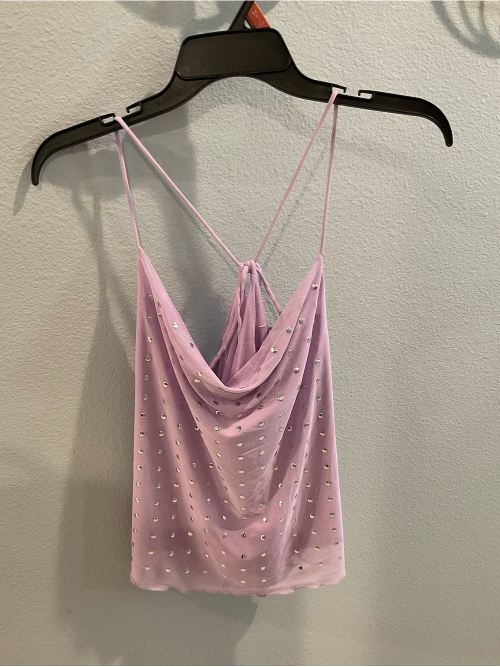 Lavender Draped Cami Tank Top